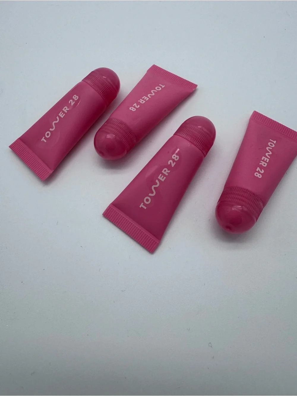 Tower 28 LipSoftie Watermelon Kiwi Mini Lip Treatment Bundle Set of 4 mini